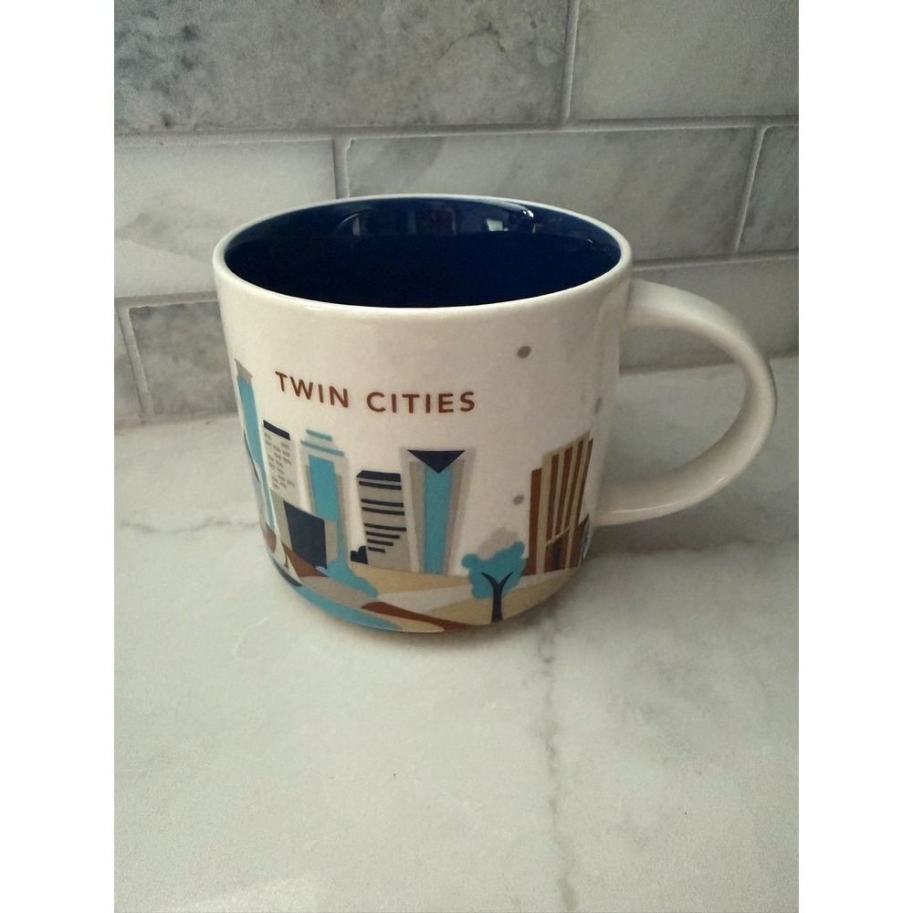 Starbucks Twin Cities "You are Here" Collection Blue 14oz